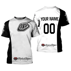 Custom name BraapGirls CUSTOM NAME RACING | BLACK WHITE | TROYLEEDESIGNS Brands for motocross girls and dirt bike riders - Brands view 1
