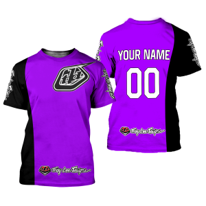 Custom name BraapGirls CUSTOM NAME RACING | BLACK PURPLE | TROYLEEDESIGNS Brands for motocross girls and dirt bike riders - Brands view 1