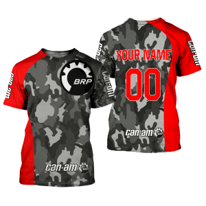 Custom name BraapGirls CUSTOM NAME RACING | RED CAMO | CAN-AM Brands for motocross girls and dirt bike riders - Brands view 1