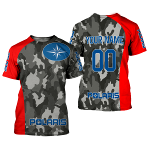 Custom name BraapGirls CUSTOM NAME RACING | RED CAMO | POLARIS Brands for motocross girls and dirt bike riders - Brands view 1