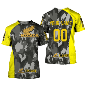 Custom name BraapGirls CUSTOM NAME RACING | YELLOW CAMO | HONDA ELSINORE Brands for motocross girls and dirt bike riders - Brands view 1