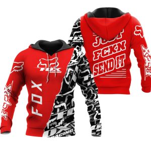 Custom name BraapGirls [PREMIUM] JUST FNKN SEND IT RED Brands for motocross girls and dirt bike riders