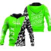 Custom name BraapGirls [PREMIUM] JUST FNKN SEND IT GREEN Brands for motocross girls and dirt bike riders