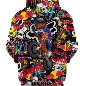 Custom name BraapGirls Full FX Rider Brands for motocross girls and dirt bike riders - Brands view 2