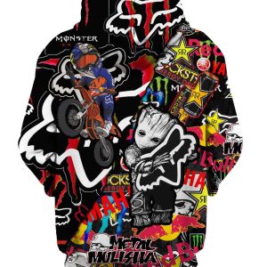 Custom name BraapGirls Full Rider Grut Brands for motocross girls and dirt bike riders - Brands view 2