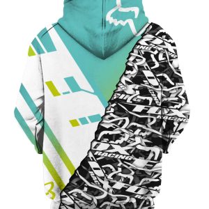 Custom name BraapGirls Full Xanh Black Brands for motocross girls and dirt bike riders - Brands view 2