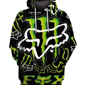 Custom name BraapGirls MEN WOMEN FOX 3D HOODIE, FOX HOODIE Brands for motocross girls and dirt bike riders