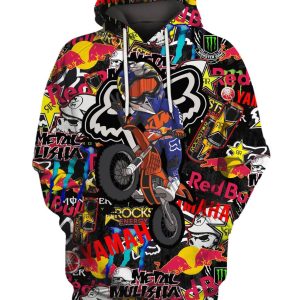 Custom name BraapGirls Full FX Rider Brands for motocross girls and dirt bike riders