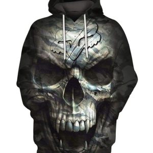 Custom name BraapGirls MEN WOMEN FOX 3D HORROR HOODIE Brands for motocross girls and dirt bike riders