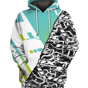 Custom name BraapGirls Full Xanh Black Brands for motocross girls and dirt bike riders