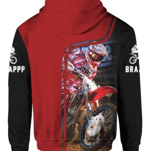 Custom name BraapGirls I RIDE DB Brands for motocross girls and dirt bike riders - Brands view 2