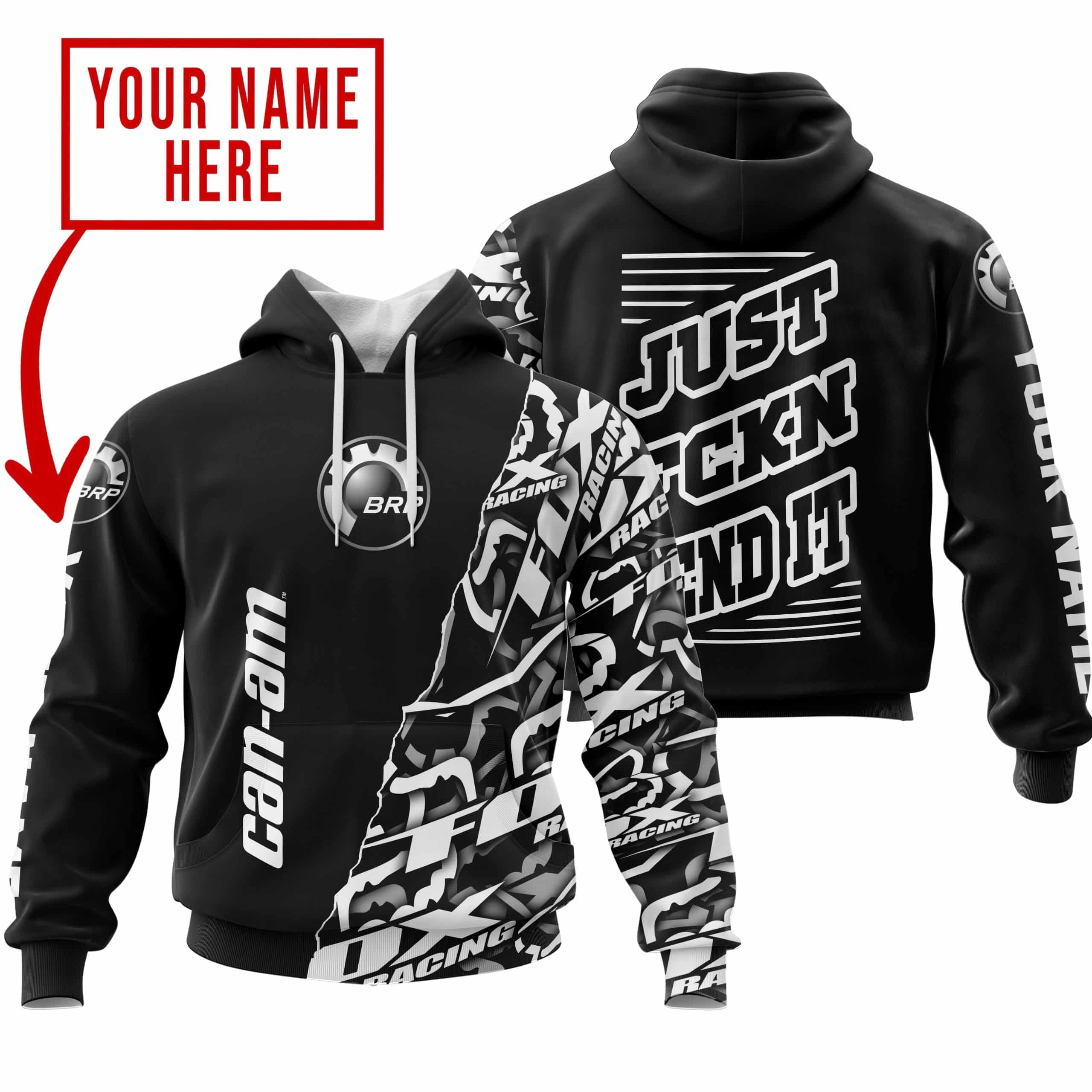 CUSTOM NAME RACING | CAN-AM RACING BLACK