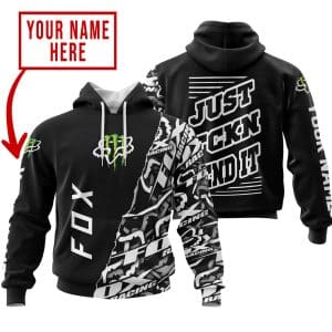 CUSTOM NAME RACING | FOX MONSTER RACING BLACK