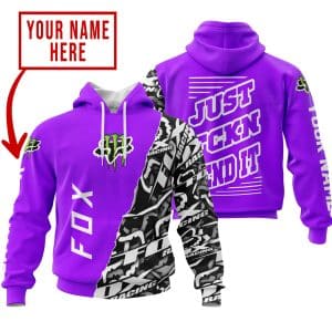 CUSTOM NAME RACING | FOX MONSTER RACING PURPLE