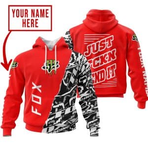 CUSTOM NAME RACING | FOX MONSTER RACING RED