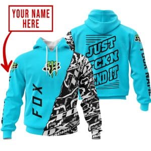 CUSTOM NAME RACING | FOX MONSTER RACING SKY BLUE