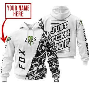 CUSTOM NAME RACING | FOX MONSTER RACING WHITE
