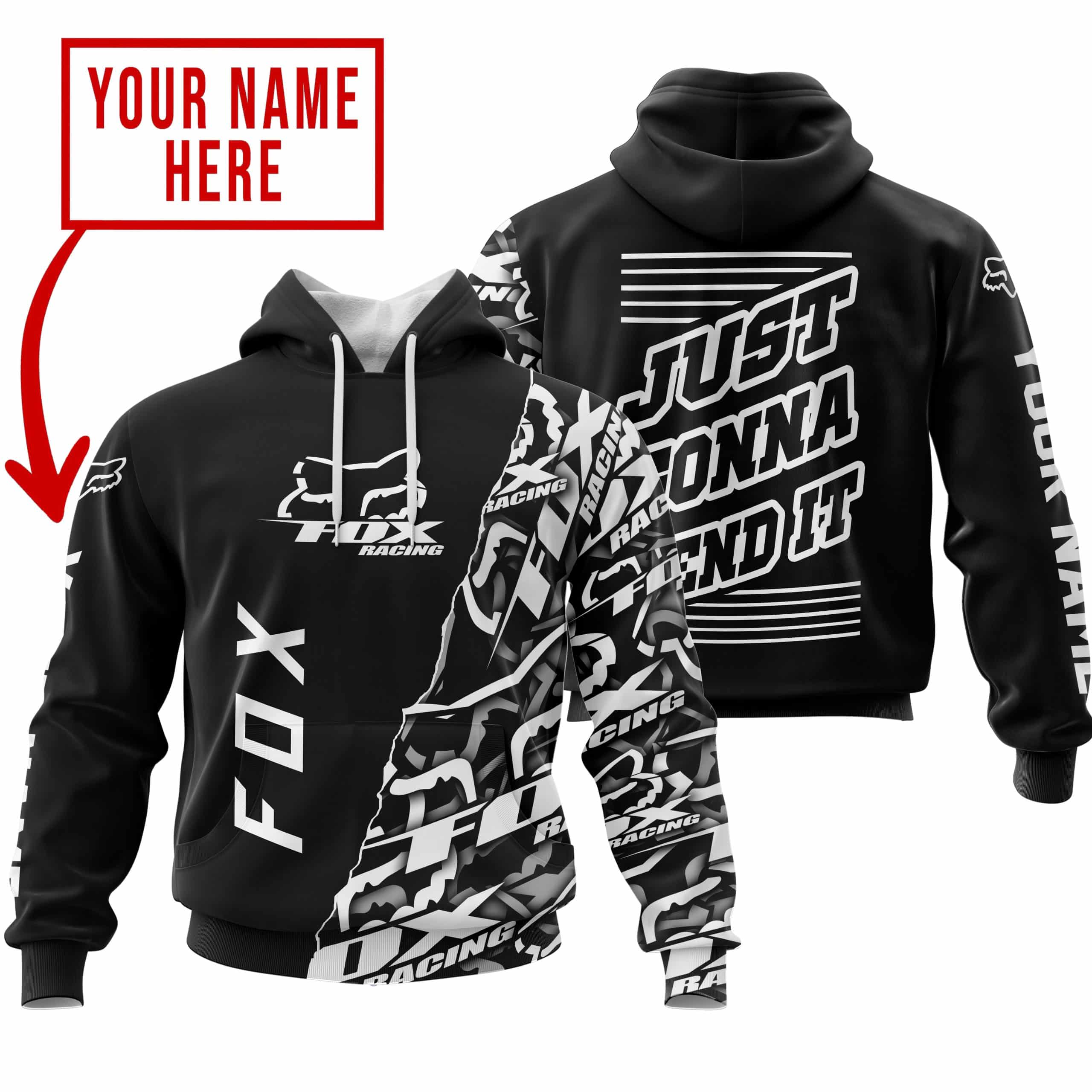 JUST GONNA SEND IT | FOX RACING BLACK | KID & ADULT