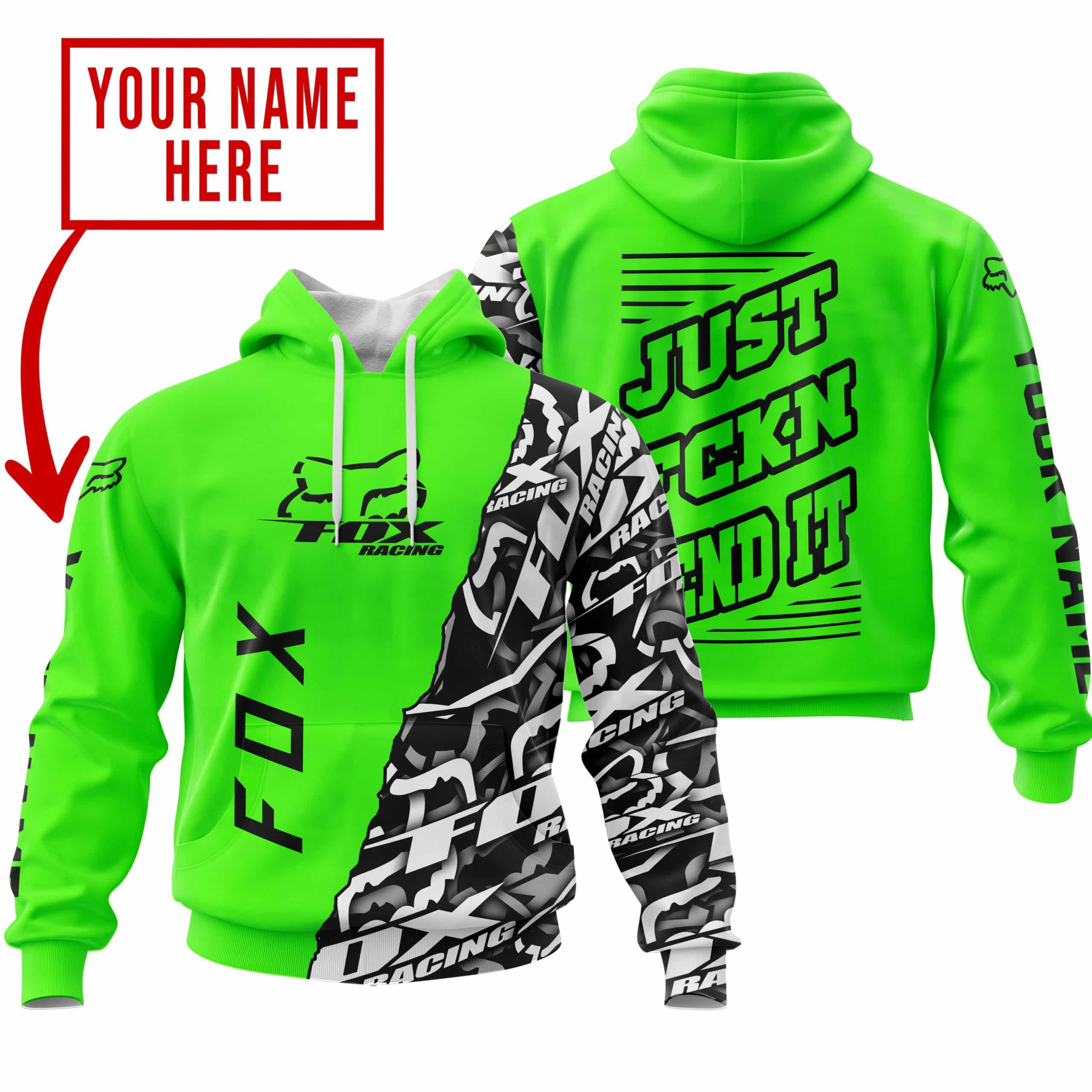 CUSTOM NAME RACING | FOX RACING GREEN