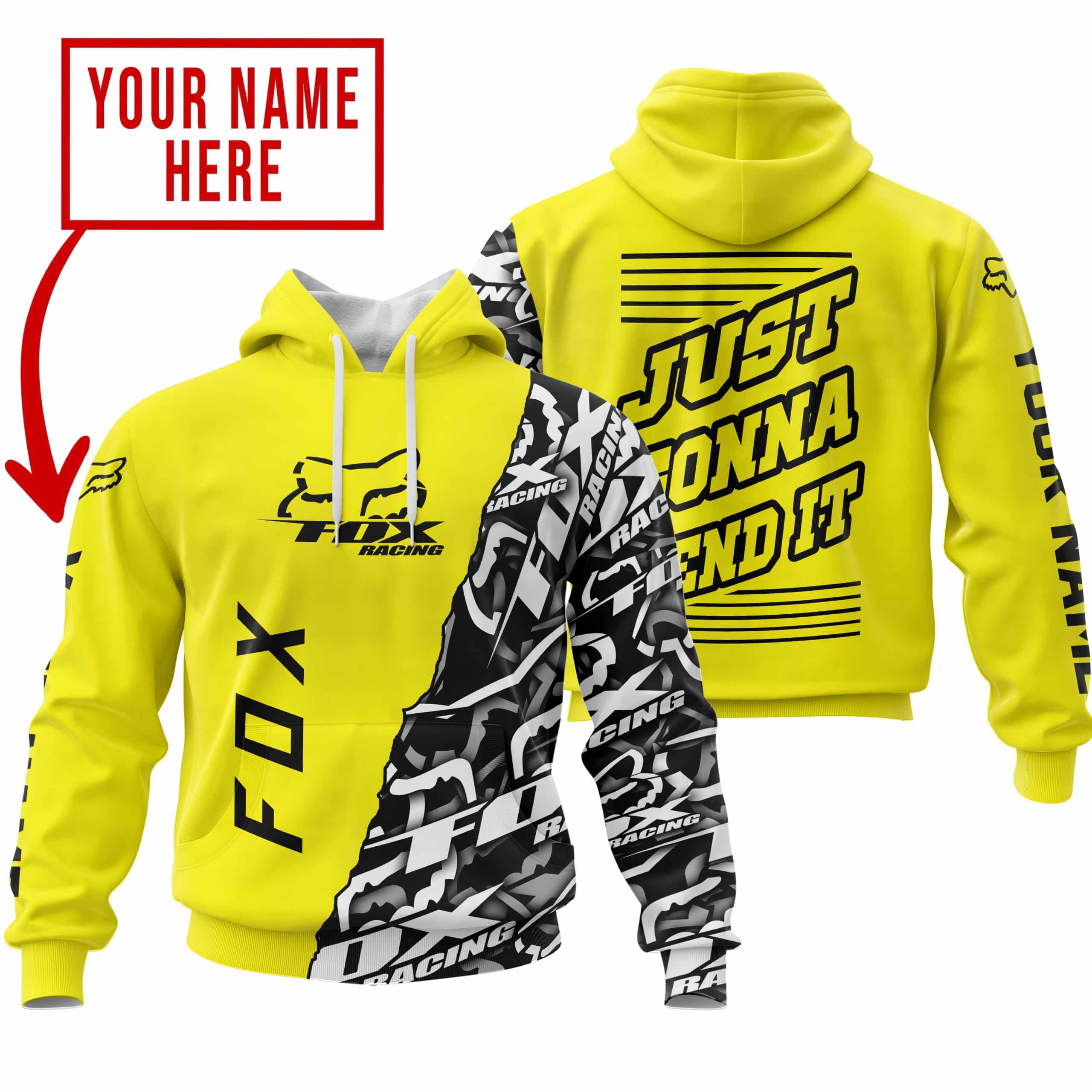 JUST GONNA SEND IT | FOX RACING YELLOW | KID & ADULT