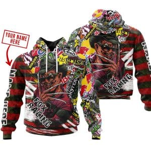 FREDDY KRUEGER FOX MONSTER RACING | HOODIE & JERSEY | KID-YOUTH & ADULT