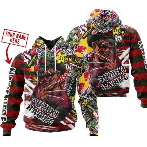 FREDDY KRUEGER SUZUKI RACING | HOODIE & JERSEY | KID-YOUTH & ADULT