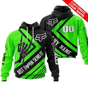 JUST FCKN SEND IT – FOX RACING GREEN | HOODIE & JERSEY | KID-YOUTH & ADULT