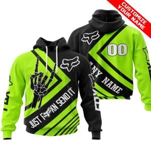JUST FCKN SEND IT – FOX RACING NEON | HOODIE & JERSEY | KID-YOUTH & ADULT