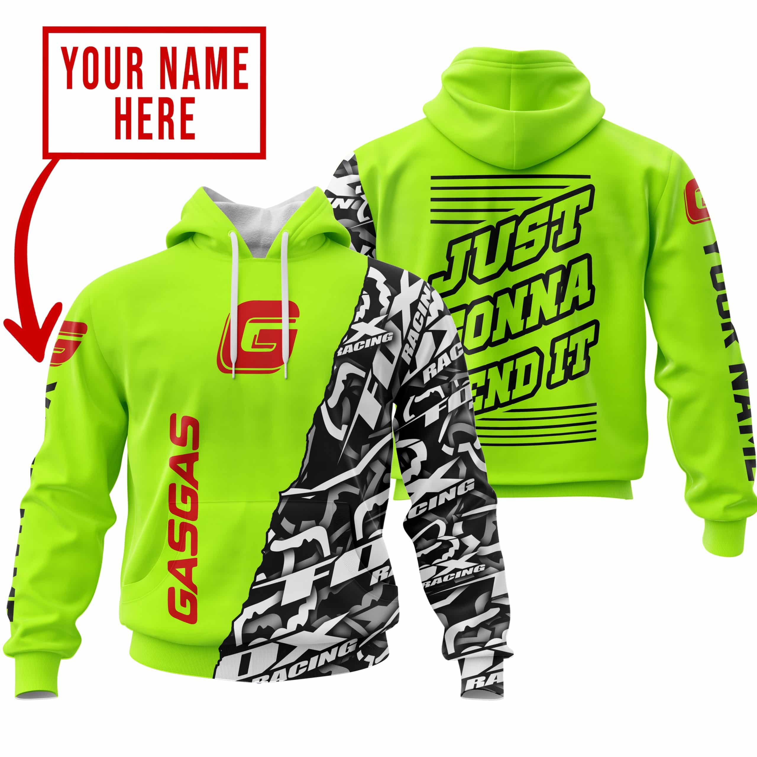JUST GONNA SEND IT | GAS GAS RACING NEON | KID & ADULT
