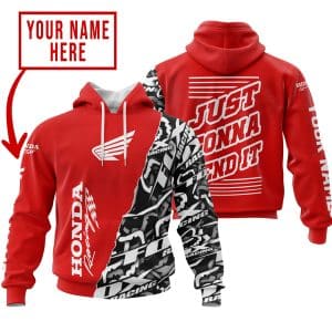 JUST GONNA SEND IT | HONDA RACING RED | KID & ADULT