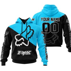 PREMIUM GIFT – CUSTOM NAME – FOX RACING – SKY BLUE