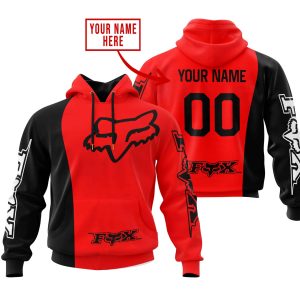 PREMIUM MX – CUSTOM NAME – FOX RACING – RED