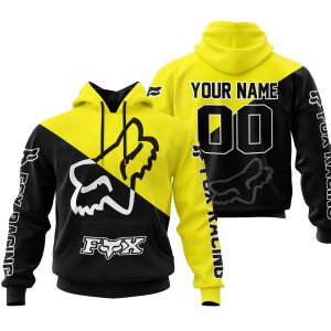 PREMIUM GIFT – CUSTOM NAME – FOX RACING – YELLOW