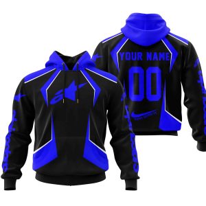 LIMITED EDITION – CUSTOM NAME ALPINESTARS – BLUE