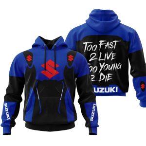 TOO FAST TO LIVE TOO YOUNG TO DIE – SUZUKI – BLUE