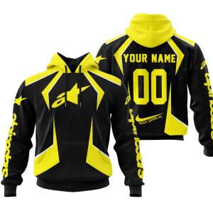 LIMITED EDITION – CUSTOM NAME ALPINESTARS – YELLOW
