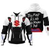 TOO FAST TO LIVE TOO YOUNG TO DIE – SUZUKI – WHITE