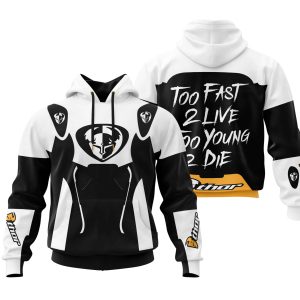 TOO FAST TO LIVE TOO YOUNG TO DIE – THOR RACING – WHITE