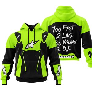 TOO FAST TO LIVE TOO YOUNG TO DIE – ALPINESTARS – NEON