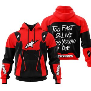 TOO FAST TO LIVE TOO YOUNG TO DIE – ALPINESTARS – RED