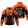 TOO FAST TO LIVE TOO YOUNG TO DIE – FLY RACING – ORANGE