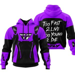 TOO FAST TO LIVE TOO YOUNG TO DIE – FLY RACING – PURPLE