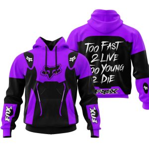 TOO FAST TO LIVE TOO YOUNG TO DIE – FOX RACING – PURPLE