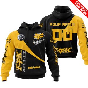 MAKE LIFE A RIDE JUST SEND IT – SKI DOO – YELLOW