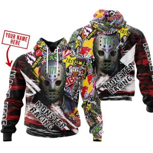 JASON VOORHEES MONSTER RACING | HOODIE & JERSEY | KID-YOUTH & ADULT