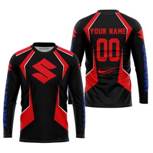 Custom name BraapGirls LIMITED EDITION – CUSTOM NAME SUZUKI – BLUE Brands for motocross girls and dirt bike riders - Brands view 1