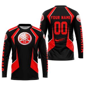 Custom name BraapGirls LIMITED EDITION – CUSTOM NAME YAMAHA – RED Brands for motocross girls and dirt bike riders - Brands view 1