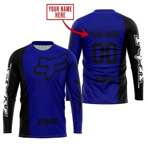 Custom name BraapGirls PREMIUM MX – CUSTOM NAME – FOX RACING – NAVY Brands for motocross girls and dirt bike riders - Brands view 1
