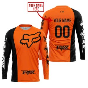 Custom name BraapGirls PREMIUM MX – CUSTOM NAME – FOX RACING – ORANGE Brands for motocross girls and dirt bike riders - Brands view 1