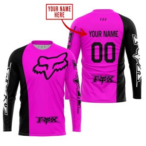 Custom name BraapGirls PREMIUM MX – CUSTOM NAME – FOX RACING – PINK Brands for motocross girls and dirt bike riders - Brands view 1